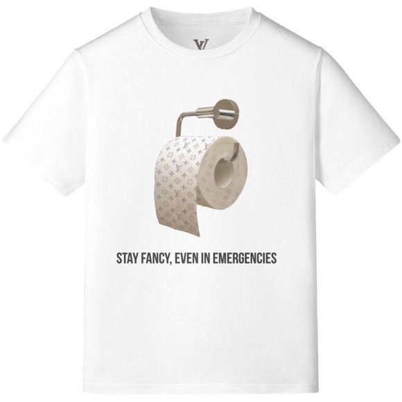 LV Fancy Toilet Paper T-shirt - Picture 1 of 4
